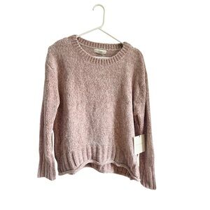 Cynthia Rowley Pink Crew Neck Sweater
